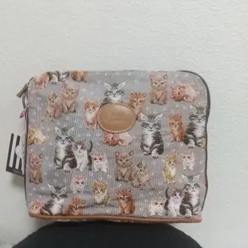 Royal Tapisserie 고양이 패턴 파우치