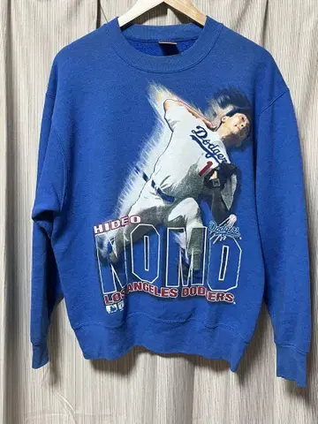 90's 노모 히데오 투수 맨투맨 M USA제 Vintage 다저스