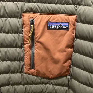 patagonia 올리브 그린 다운 자켓