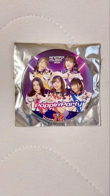 [ Poppin'Party ] ANIMAX MUSIX 2021 캔뱃지
