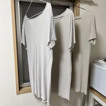 에어리즘 V넥 L 베이지 3장 세트