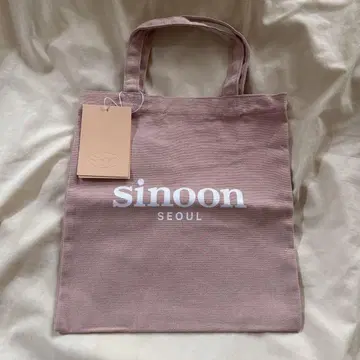 Sinoon 시누운 미니 에코백 미사용 새상품 한국 코랄 핑크