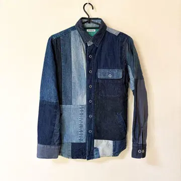 H.R.REMAKE 데님 자켓 재구축 패치워크 일본제 새상품급