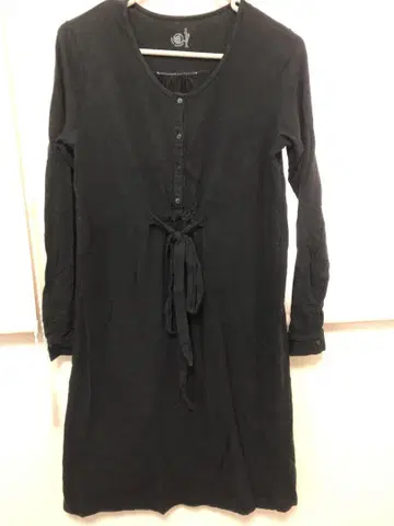 PETIT BATEAU 블랙 긴팔 원피스