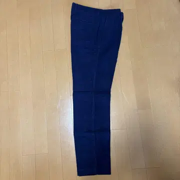 네이비 몰스킨 슬랙스