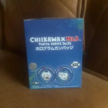 미개봉 새상품 치이카와 MLB 홀로그램 캔뱃지 1BOX