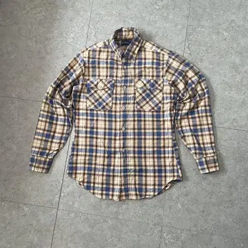 60s~70s J.C. Penney 빈티지 플란넬 셔츠 긴팔