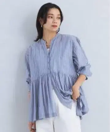 그린 라벨 릴랙싱 전방위 핏 블라우스