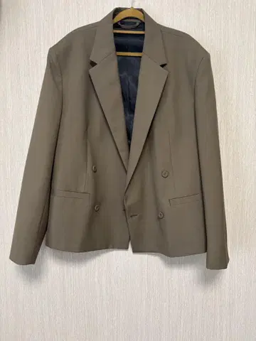 새상품 미사용 ZARA 자라 자켓 수트 짙은 갈색 브라운 L 사이즈