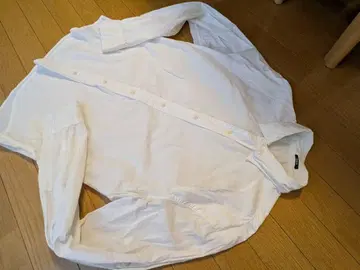 DENHAM 화이트 긴팔 셔츠 L