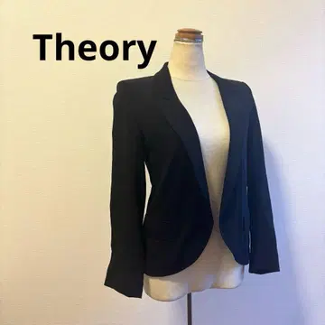 Theory 노카라 자켓 블랙