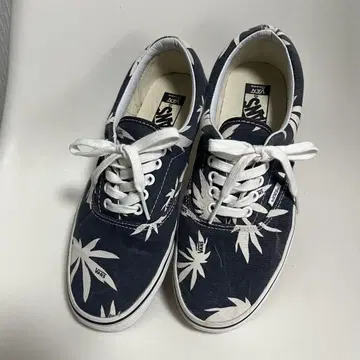 Vans 디자인 스니커즈 네이비 26cm Dren 시리즈 정품