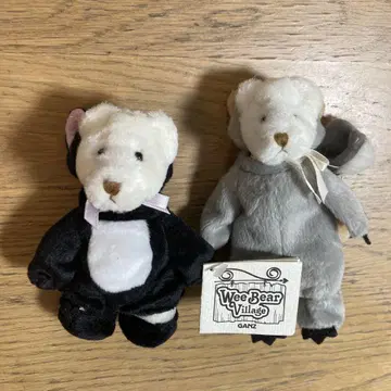 [ Wee Bear Village ] GANZ 봉제 인형 2개 세트