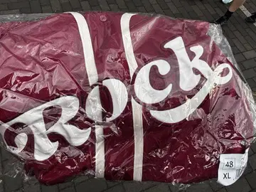 ROCKINJAPAN2025 베이스볼 셔츠 레드 XL