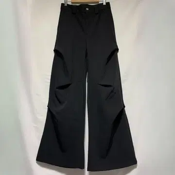 BELLIFY 변형 입체 와이드 플레어 슬랙스