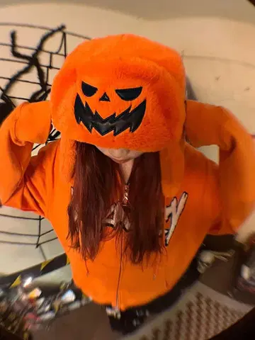 익일 배송 Kakazzy 플라이트 캡 할로윈 호박