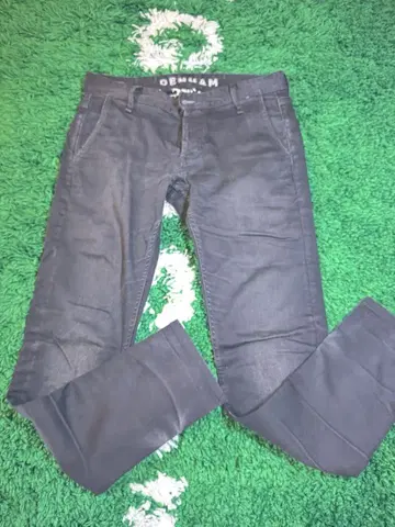 DENHAM YORK 다크 그레이 슬림핏 데님