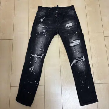 Dsquared2 사이즈 46 스트레치 데님 데미지 데님