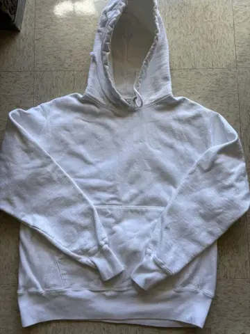 Champion Reverse Weave 후드티 M 화이트