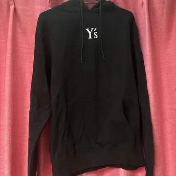 Y's 블랙 후드 부착 후드티