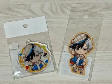 윈블 체크 세일러 벚꽃 하루 아크링 키링 스티커 복조리 파우치