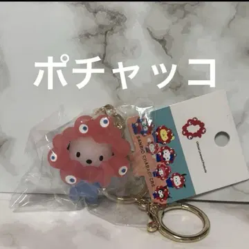 포차코 산리오 미야쿠미야쿠 클리어 키링