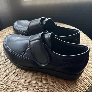 간호화 블랙 24.5cm 벨크로 테이프식