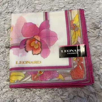 LEONARD 꽃무늬 실크 손수건 일본제
