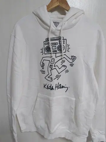 GAP Keith Haring 콜라보 후드티 M 화이트