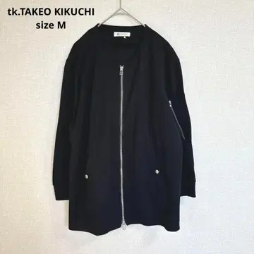 [ tk.TAKEO KIKUCHI ] 긴팔 점퍼 남성용 캐주얼 블랙