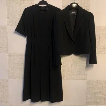 [ 9호 ] TOKYO SOIR 블랙 포멀 앙상블 원피스