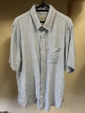 L.L.Bean 스트라이프 반팔 셔츠 XL