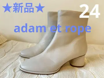 새상품 adam et rope 부츠 아이보리 24cm