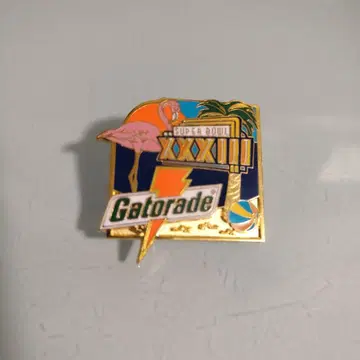 Gatorade 슈퍼볼 XXXIII 핀 배지 (미개봉)