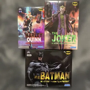 미개봉 새상품 DC ACT/CUT 프리미엄 피규어 배트맨 3체 세트