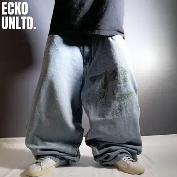 ECKO UNLTD 에코 리미티드 배기 초와이드 데님 w38 B계