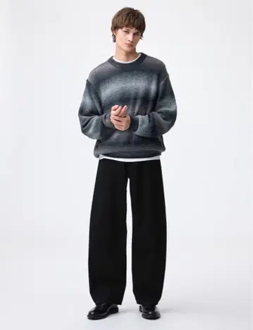 GU 배럴 레그 청바지+EC 긴 길이 미사용 새상품