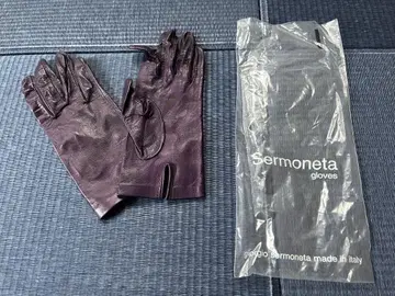 셀모네타 sermoneta 여성용 가죽 그로브 퍼플
