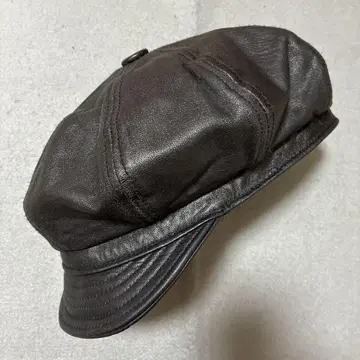 NEW YORK HAT LAMBSKIN NEWSBOY CAP 미국제