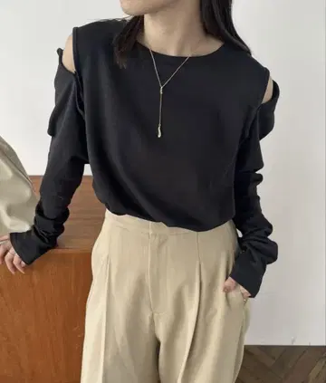 멀티 WAY 슬릿 롱 T 레마쥬