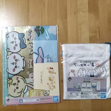 치이카와 (먼작귀) 제일복권 스테이셔너리 패브릭 컬렉션 2세트