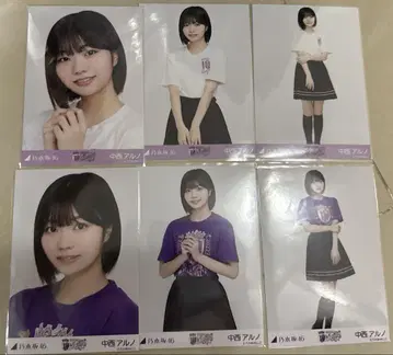 나카니시 아루노 노기자카 10thBD 라이브 T셔츠 브로마이드 6종