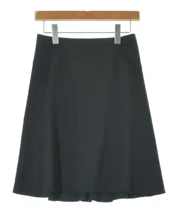 질샌더 네이비 미디 스커트 여성용