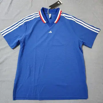 adidas 골프 피케 셔츠 블루 새상품