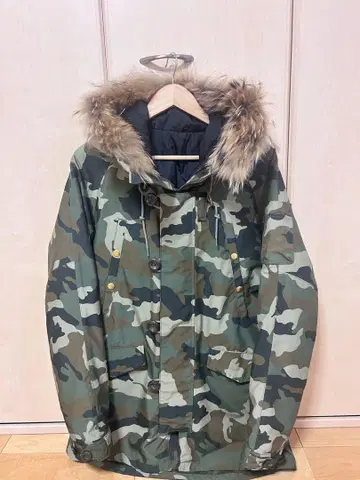 johnbull 다운 자켓 카모플라쥬 퍼 포함