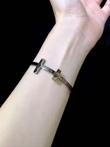 크로스 디자인 팔찌 AMAZING GRACE