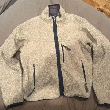 초귀중 patagonia 플리스 자켓 베이지