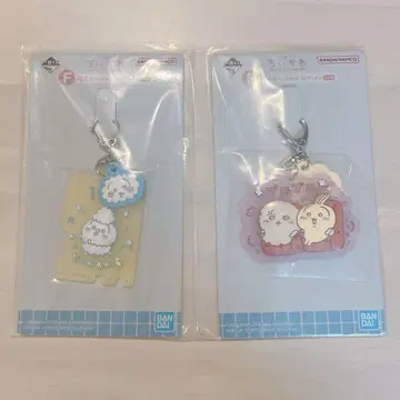 치이카와 제일복권 F상 목욕탕 러버 참 컬렉션 토끼 랏코 세트