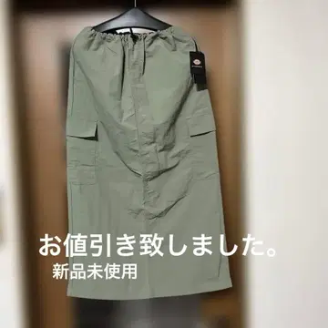 미사용 새상품 Dickies 올리브 그린 롱 스커트