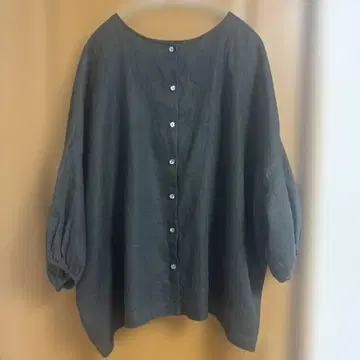 BEARDSLEY 린넨 앞뒤 블라우스